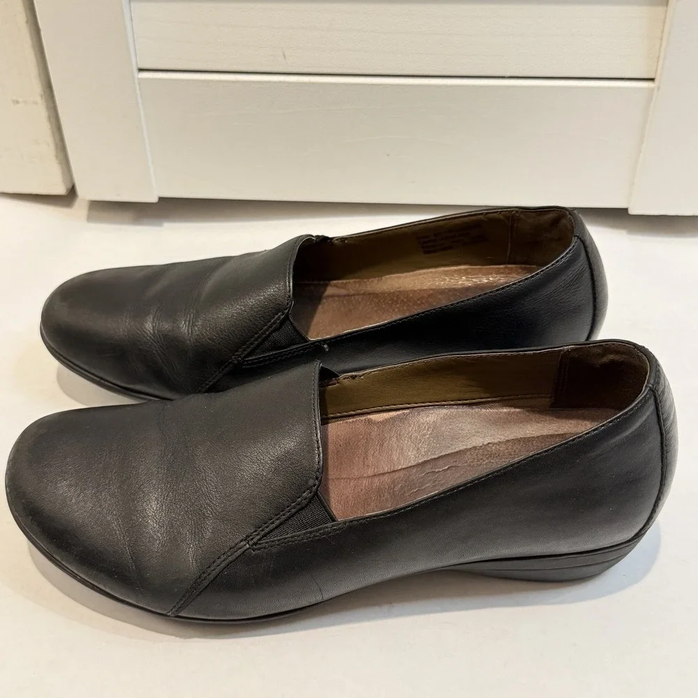 Dansko Women Leather Slip On Comfort Shoes Professional Work Clogs EU‎ 40